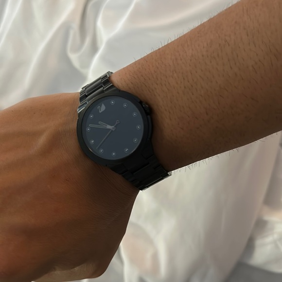 Swarovski black crystal watch - Picture 1 of 2